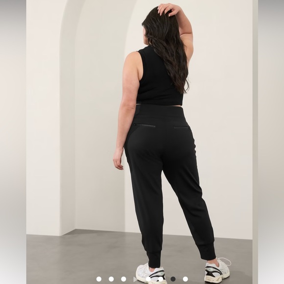 Athleta Venice High Rise Black Joggers - Picture 2 of 7